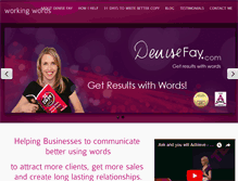 Tablet Screenshot of denisefay.com